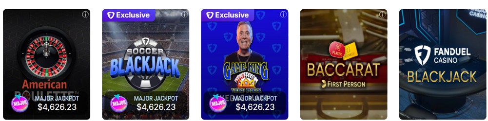 Table Games at Casino Fanduel