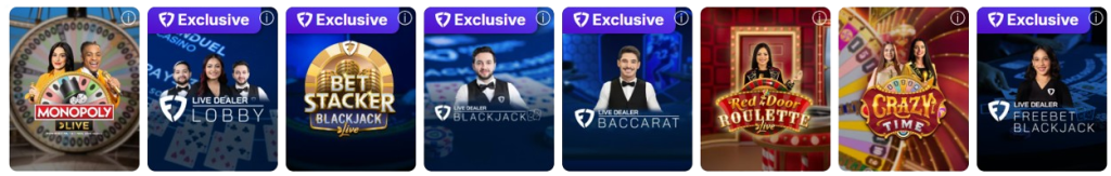 Live Dealer Games FanDuel